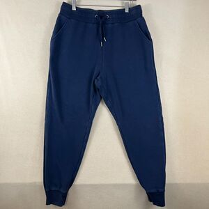 IUGA Women's Sweat Pants Sz XL Blue Fleece Lined Joggers With Pockets Activewear